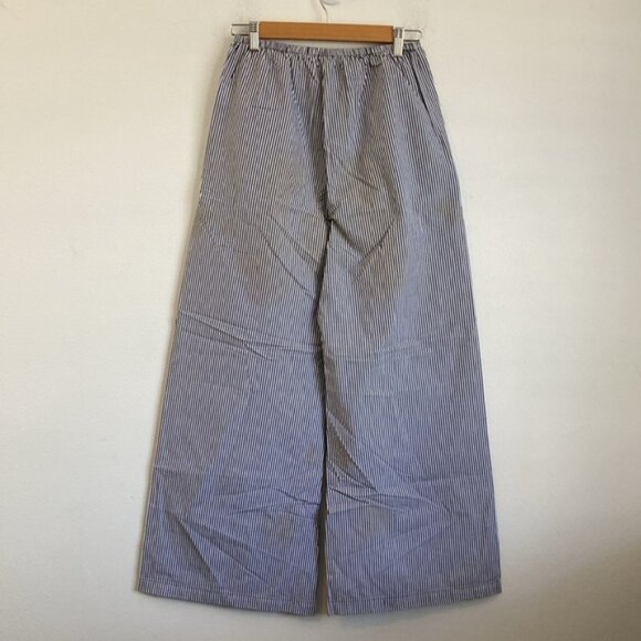 J Crew Womens Cosmo pant in oxford stripe Small Navy Stripe - Picture 5 of 7